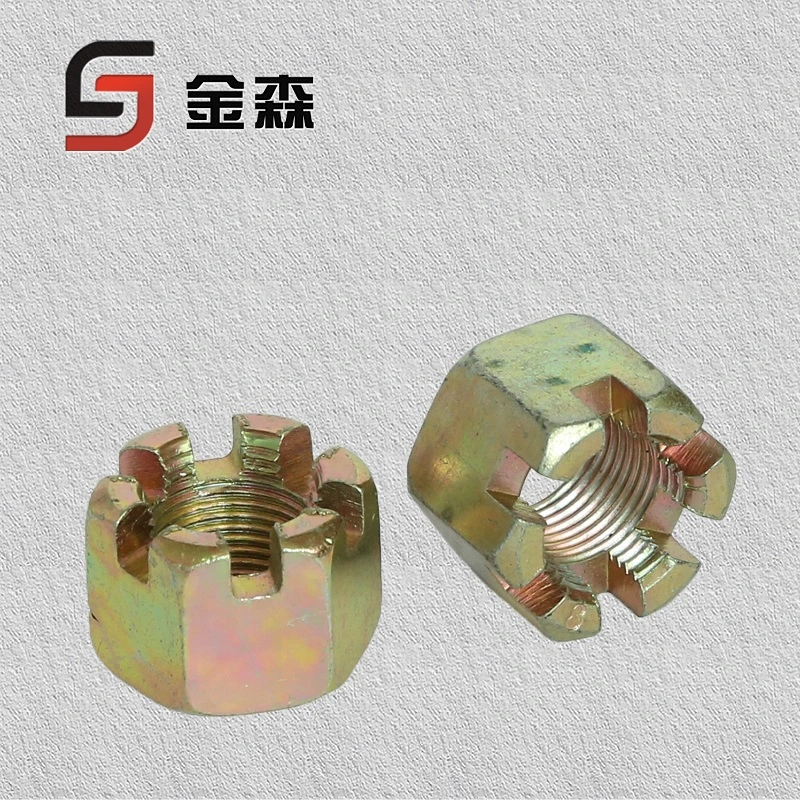 Chinese Nuts Hex Nut Hexagon Slotted Nut High Titanium/Titanium Alloy 12.9 Level