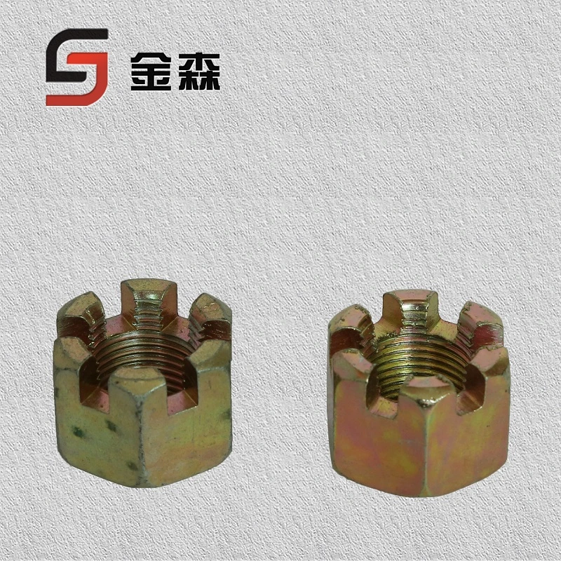 Chinese Nuts Hex Nut Hexagon Slotted Nut High Titanium/Titanium Alloy 12.9 Level